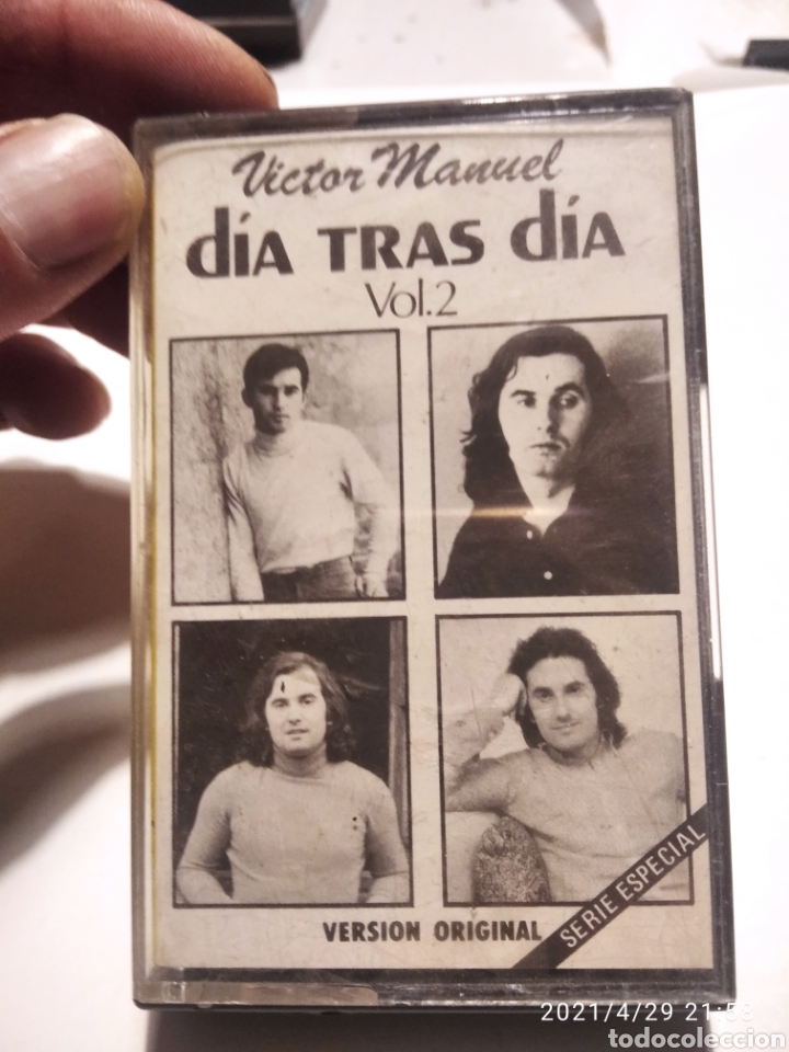Casetes antiguos: V&iacute;ctor Manuel dia tras d&iacute;a 1982 - Foto 1