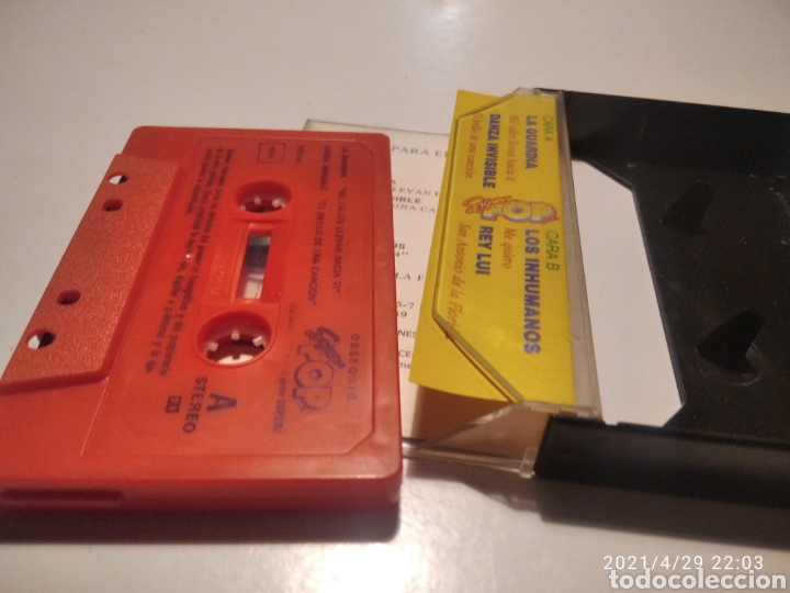 Casetes antiguos: Casette obsequio s&uacute;per pop, la Guardia - Foto 3