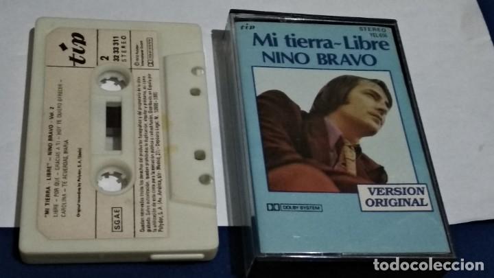 Casetes antiguos: CASETE CINTA CASSETTE ( NINO BRAVO - MI TIERRA, LIBRE - NINO BRAVO VOL 2 ) 1972 TIP POLYDOR