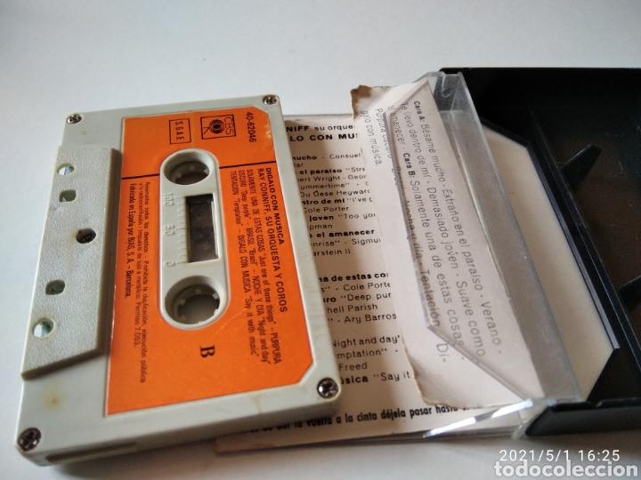 Casetes antiguos: D&iacute;galo con m&uacute;sica RAY CONNIFF - Foto 3