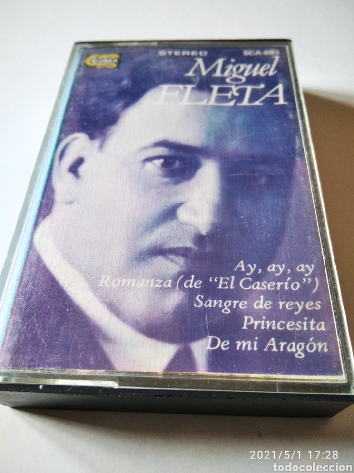 Casetes antiguos: Miguel Fleta - Foto 1