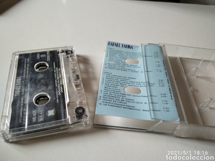 Casetes antiguos: Rafael Farina 20 canciones - Foto 2