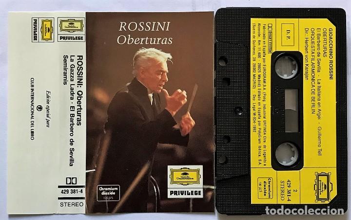 Casetes antiguos: Rossini - Berlin Philharmonic - Herbert Von Karajan - Overtures - Foto 1
