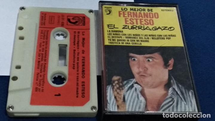 Casetes antiguos: CASETE CINTA CASSETTE ( LO MEJOR DE FERNANDO ESTESO - EL ZURRIAGAZO ) 1976 DISCOPHON