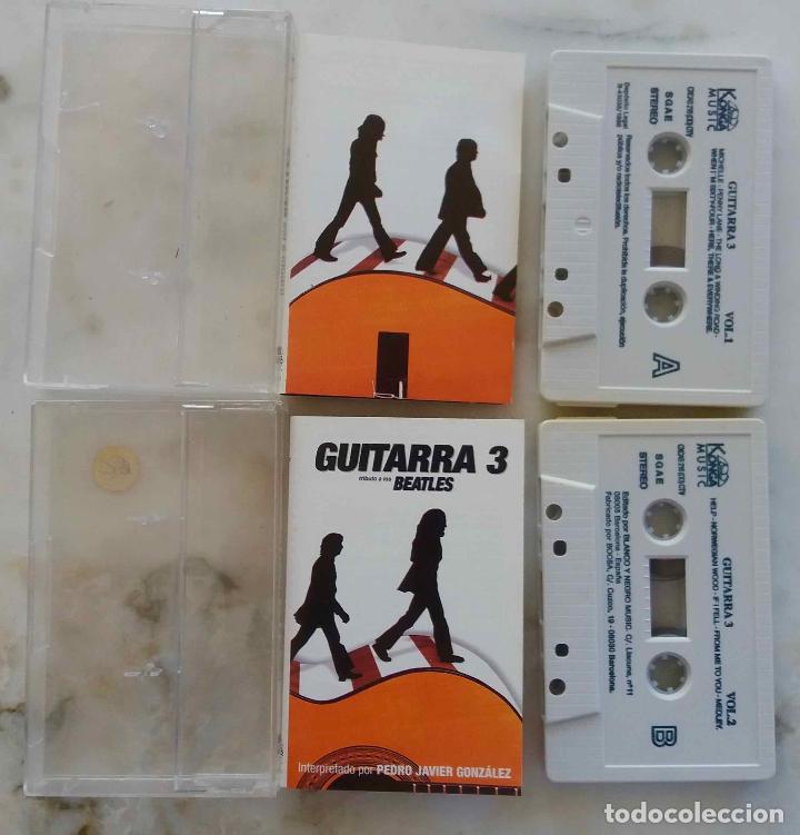 Casetes antiguos: PEDRO JAVIER GONZ&Aacute;LEZ, GUITARRA 3. TRIBUTO A LOS BEATLES. 2 CINTAS DE CASETE