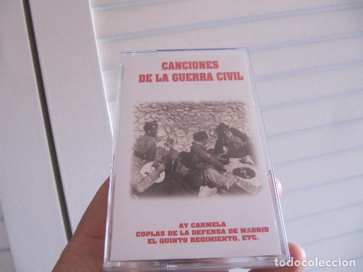 Alte Kassetten: CANCIONES DE LA GUERRA CIVIL..AY CARMELA..COPLAS DE LA DEFENSA DE MADRID..EL QUINTO REGIMIENTO..RARO