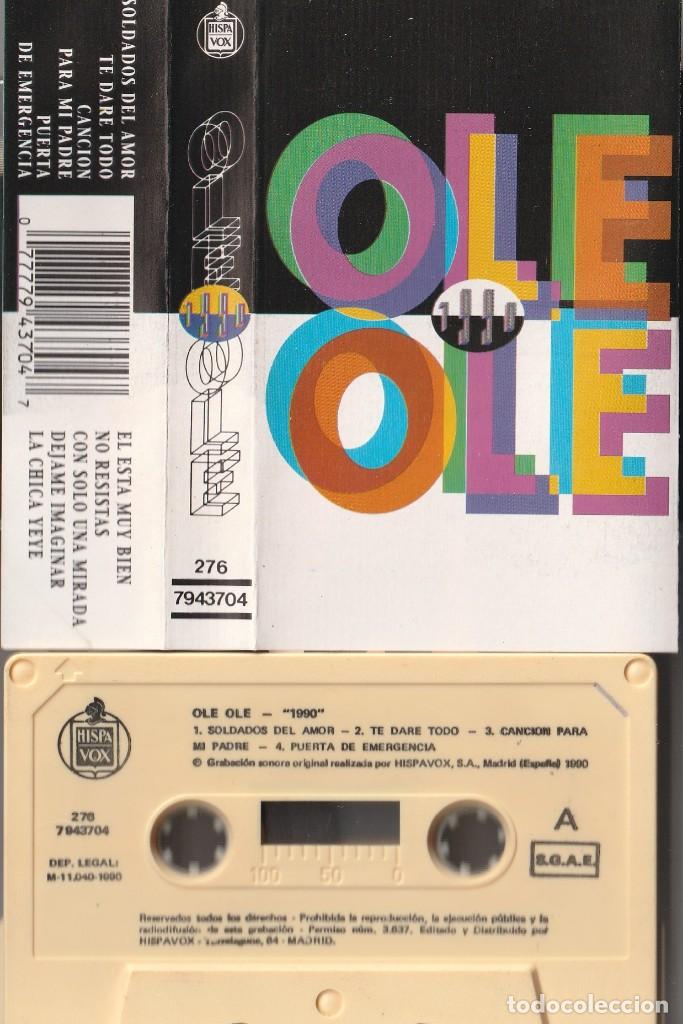 Casetes antiguos: OLE OLE - 1990 (CASSETTE HISPAVOX 1990) MARTA SANCHEZ - Foto 1