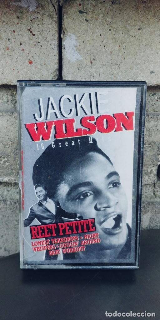 Casetes antiguos: JACKIE WILSON-CASSETTE 16 GREAT HITS - Foto 1