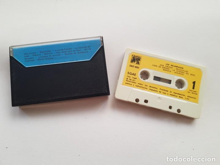 Casetes antiguos: CASETE LOS REL&Aacute;MPAGOS - 1977 - Foto 2