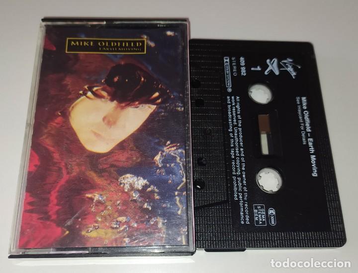 Casetes antiguos: CASSETTE MIKE OLDFIELD - EARTH MOVING - Foto 1