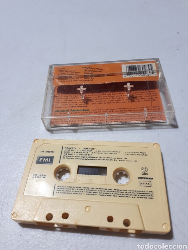 Casetes antiguos: ROXETTE JOYRIDE CASETE - Foto 2