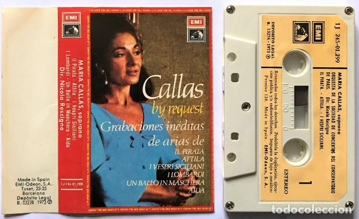 Casetes antiguos: MARIA Callas &lrm;&ndash; By Request - Foto 1