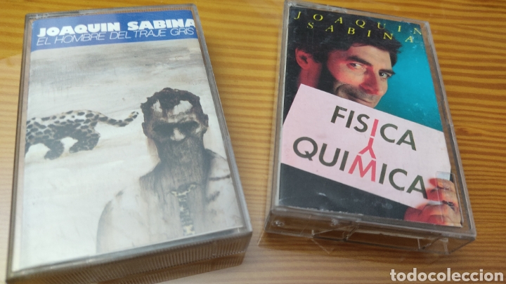 Casetes antiguos: Lote de 2 cintas de casete de JOAQUIN SABINA,&rdquo;EL HOMBRE DEL TRAJE GRIS&rdquo; Y &rdquo;FISICA Y QUIMICA&rdquo;