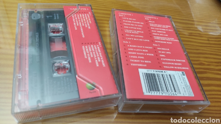 Casetes antiguos: Doble cassette de THE BEATLES 1962-1966 - Foto 2