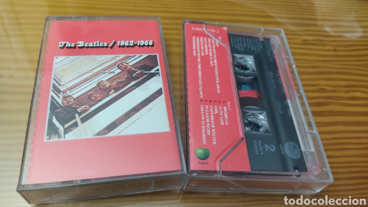 Casetes antiguos: Doble cassette de THE BEATLES 1962-1966 - Foto 1