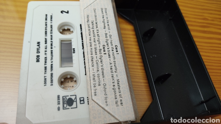Casetes antiguos: Cinta de cassette de BOB DYLAN &rdquo;THE FREEWHEELIN ! - Foto 3