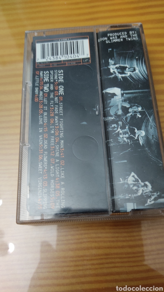 Casetes antiguos: Cinta de cassette de ROLLING STONES &rdquo;STRIPPED&rdquo; - Foto 2