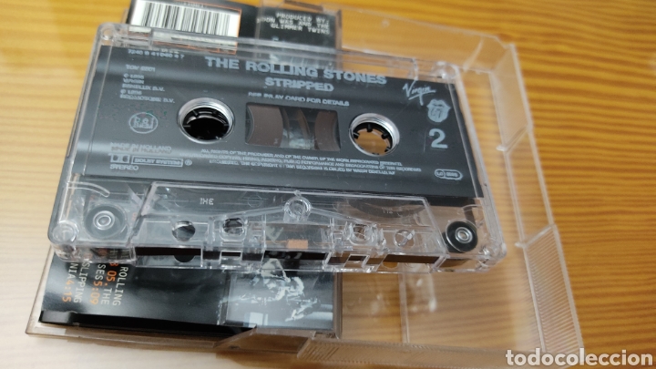 Casetes antiguos: Cinta de cassette de ROLLING STONES &rdquo;STRIPPED&rdquo; - Foto 3