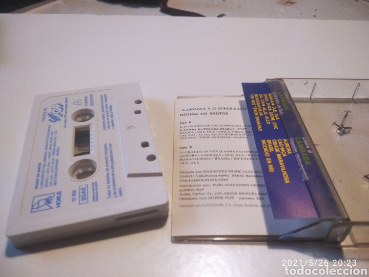 Casetes antiguos: Lambada, Regina do Santos - Foto 2