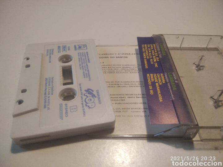 Casetes antiguos: Lambada, Regina do Santos - Foto 3