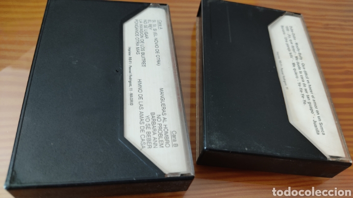 Casetes antiguos: Lote de 2 cintas de cassette de LOS INHUMANOS - Foto 2