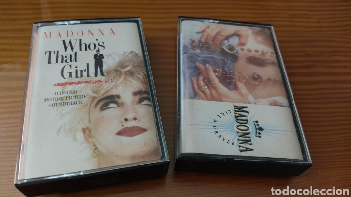 Casetes antiguos: Lote de 2 cintas de cassette de MADONNA - Foto 1