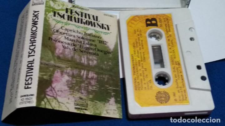 Casetes antiguos: CASETE CINTA CASSETTE musica clasica famosa ( FESTIVAL TSCHAIKOWSKY - ) 1980 DOBLON