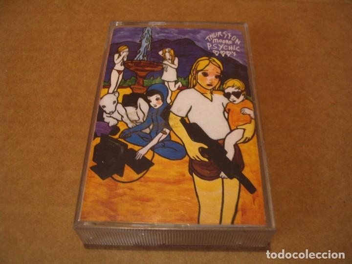 Casetes antiguos: THURSTON MOORE PSYCHIC HEART&acute;S CASSETTE 1995 - Foto 1