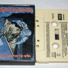 Casetes antiguos: CASSETTE IRON MAIDEN - NO PRAYER FOR THE DYING. Lote 267879599