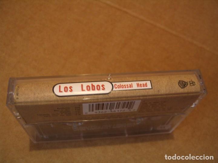 Casetes antiguos: LOS LOBOS CASSETTE COLOSSAL HEAD EUROPA 1996 - Foto 2