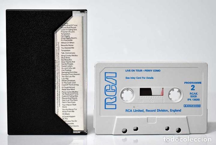 Casetes antiguos: Perry Como - Live on Tour. Casete - Foto 2