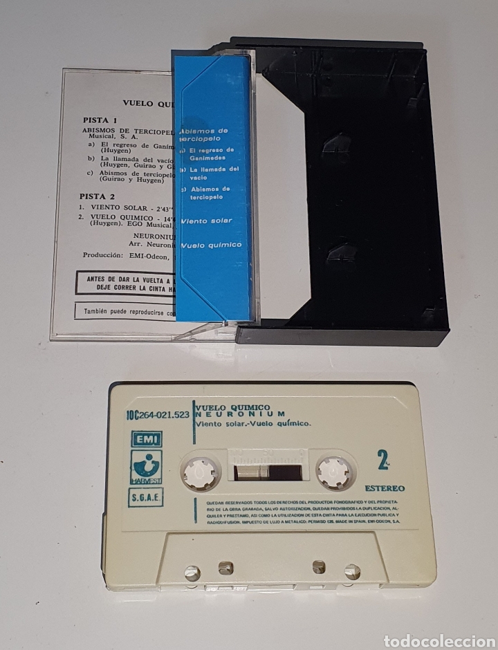 Casetes antiguos: NEURONIUM / CASSETTE / VUELO QU&Iacute;MICO - Foto 2