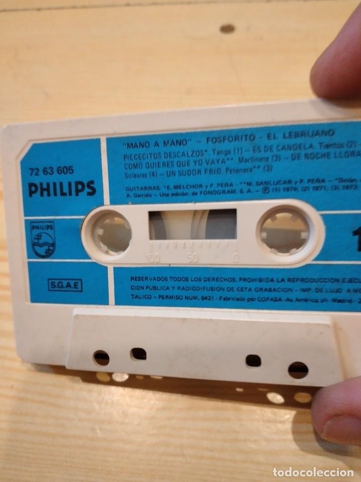 Cassettes Anciennes: GC-99 CASETE MUSICA CINTA SIN CARATULA MANO A MANO FOSFORITO EL LEBRIJANO