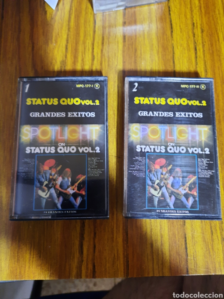Casetes antiguos: Status Quo Vol. 2 grandes exitos 2 Casetes. - Foto 1
