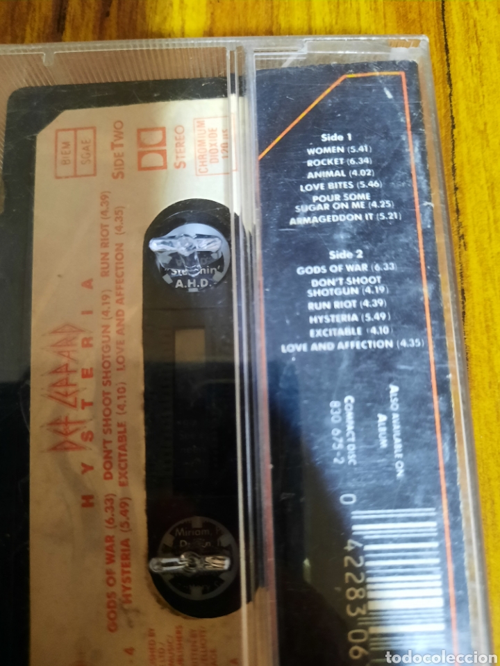 Casetes antiguos: Def Leppard Hysteria - Foto 2