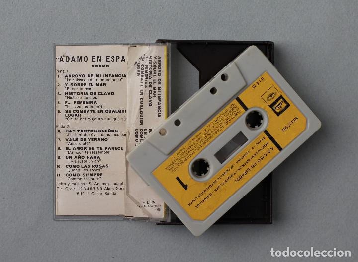 Casetes antiguos: ADAMO EN ESPA&Ntilde;OL//CASETE//1969//EMI - Foto 2