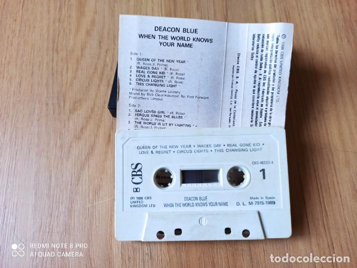 Casetes antiguos: deacon blue - when the world knows your name - Foto 2