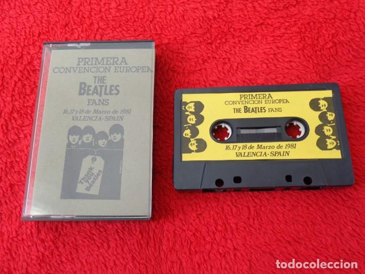 Casetes antiguos: RARO CASETTE ORIGINAL DE LA PRIMERA CONVENCION EUROPEA - THE BEATLES FANS - VALENCIA 1981