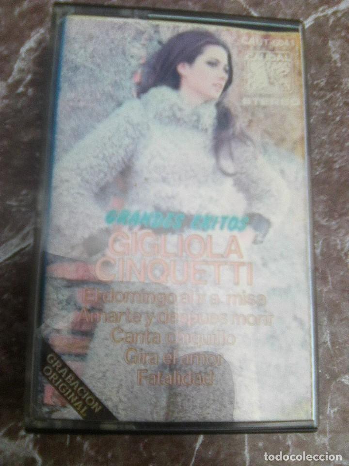 Casetes antiguos: Gigliola Cinquetti - grandes &eacute;xitos (Caudal, 1978) - escasa - Foto 1