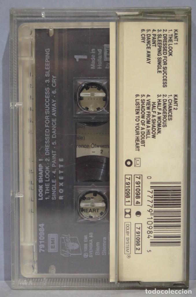 Casetes antiguos: CASETE. LOOK SHARP. ROXETTE - Foto 2