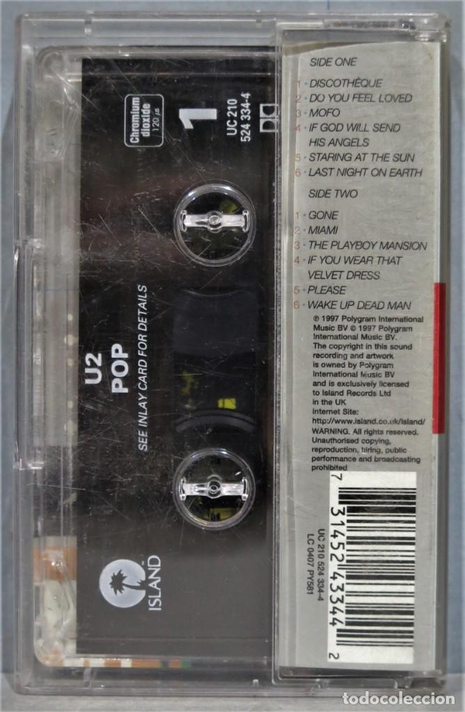 Casetes antiguos: CASETE. U2. POP - Foto 2