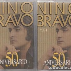 Casetes antiguos: NINO BRAVO - 50 ANIVERSARIO - DOBLE CASETE #