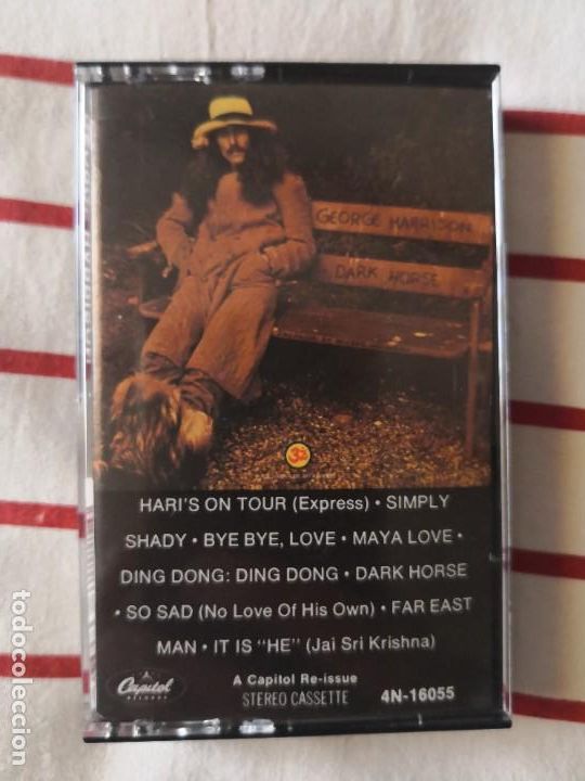 Casetes antiguos: cassette GEORGE HARRISON Dark Horse - Foto 1
