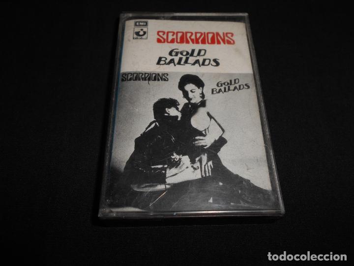Casetes antiguos: SCORPIONS - GOLD BALLADS - Foto 1