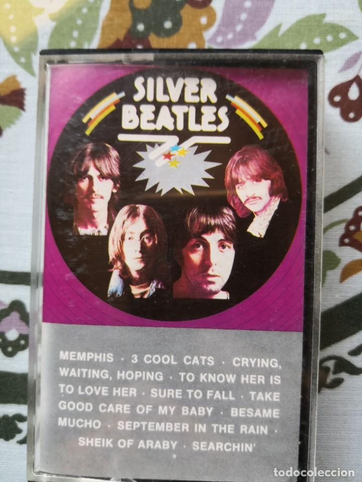 Casetes antiguos: cassette SILVER BEATLES - Foto 1