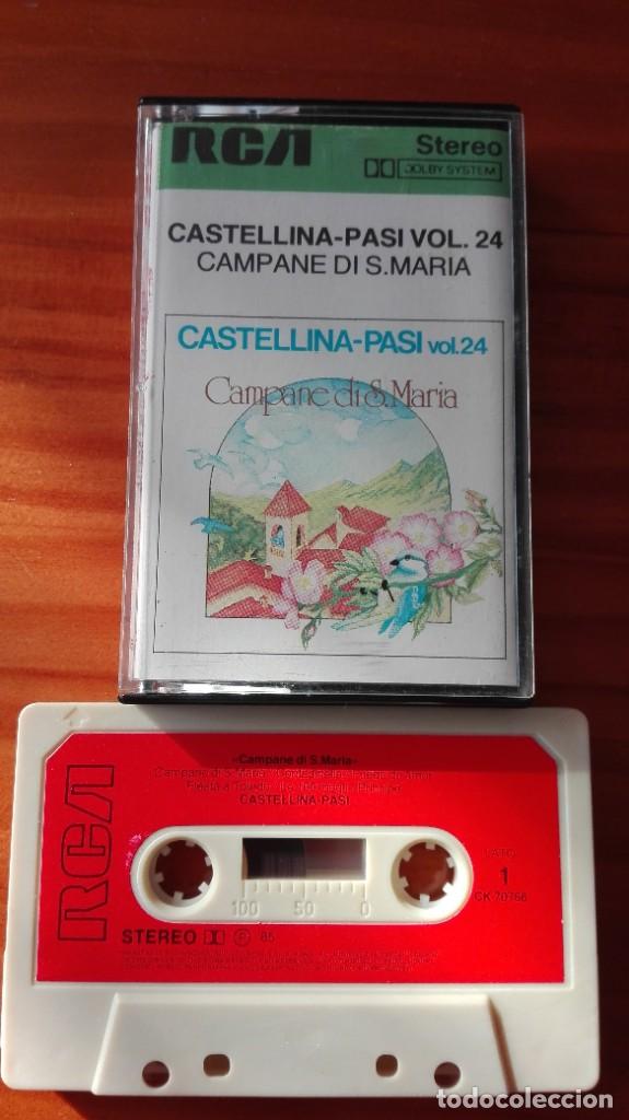 Casetes antiguos: Castelina Pasi Vol. 24 Campane di S. Maria cassette RCA 1985