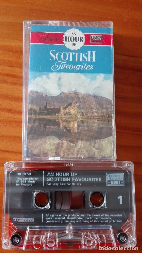 Casetes antiguos: An hour of Scottish Favourites cassette Music for Pleasure 1988