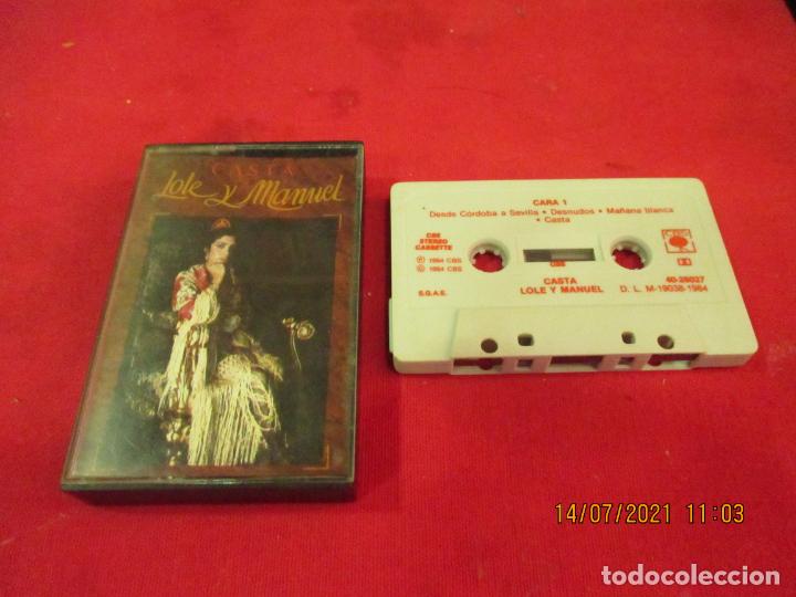 Casetes antiguos: LOLE Y MANUEL - CASTA - SPAIN - CBS - REF 40-26027 - LE - - Foto 1