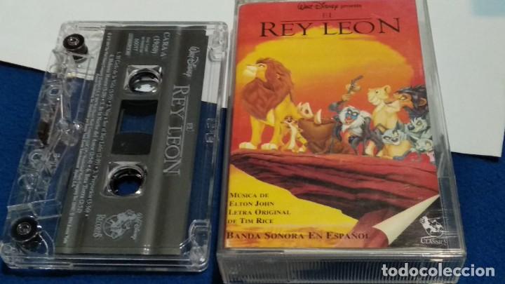 Casetes antiguos: CASETE CINTA CASSETTE ( El Rey Leon - Banda Sonora en Espa&ntilde;ol ) 1994 WALT DISNEY -