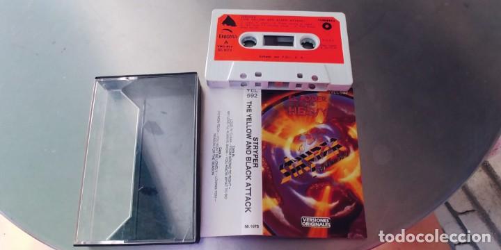 Casetes antiguos: STRYPER-CASSETTE THE YELLOW AND BLACK ATTACK - Foto 1
